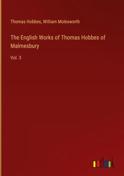 Cover The English Works of Thomas Hobbes of Malmesbury