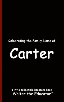Cover Celebrating the Family Name of Carter