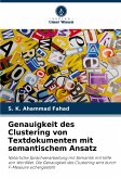 Genauigkeit des Clustering von Textdokumenten mit semantischem Ansatz