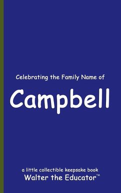 Cover Celebrating the Family Name of Campbell