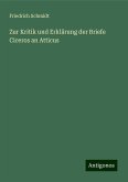 Zur Kritik und Erklärung der Briefe Ciceros an Atticus