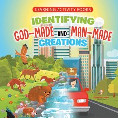 Learning Activity Books. Identifying God-Made and Man-Made Creations. Toddler Activity Books Ages 1-3 Introduction to Coloring Basic Biology Concepts - Jupiter Kids