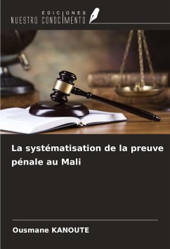 Cover La systématisation de la preuve pénale au Mali