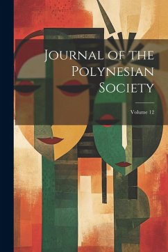Cover Journal of the Polynesian Society; Volume 12
