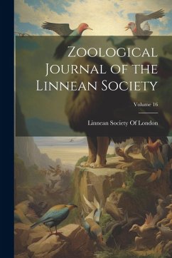 Cover Zoological Journal of the Linnean Society; Volume 16