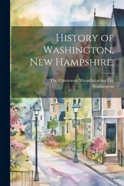 Cover History of Washington, New Hampshire,