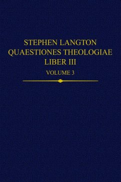 Cover Stephen Langton, Quaestiones Theologiae