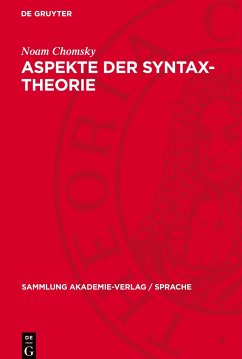 Aspekte der Syntax-Theorie - Chomsky, Noam