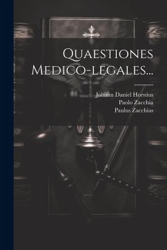Cover Quaestiones Medico-legales...