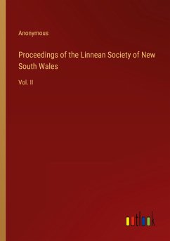 Proceedings of the Linnean Society of New South Wales - Anonymous