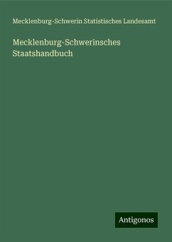 Mecklenburg-Schwerinsches Staatshandbuch - Landesamt, Mecklenburg-Schwerin Statistisches