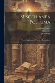 Miscellanea Postuma: Terzo Supplemento Al Lessico Talmudico...