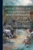 Avis Au Peuple, Sur Les Asphyxies Ou Morts Apparentes Et Subites: Contenant Les Moyens De Les Prévenir & D'y Remédier, Avec La Description D'une Nouve