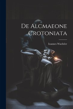 Cover De Alcmaeone Crotoniata