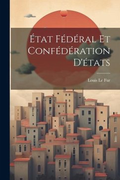 Cover État Fédéral Et Confédération D'états