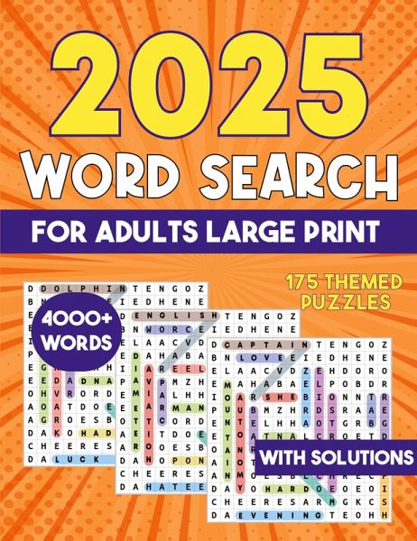 2025 Word Search for Adults Large Print 4000+ Words 2025 Word Search for Adults Large Print 4000+ Words