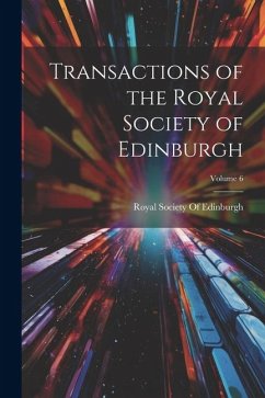 Cover Transactions of the Royal Society of Edinburgh; Volume 6
