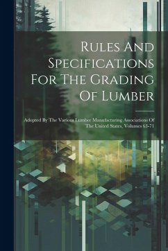 Cover Rules And Specifications For The Grading Of Lumber
