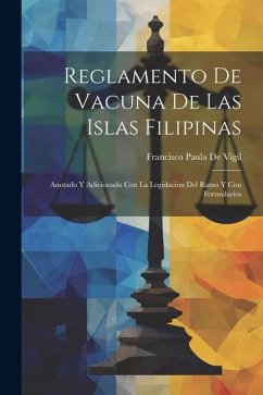 Cover Reglamento De Vacuna De Las Islas Filipinas