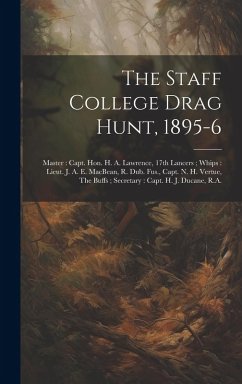 Cover The Staff College Drag Hunt, 1895-6