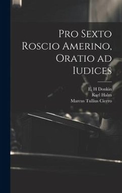 Cover Pro Sexto Roscio Amerino, oratio ad iudices