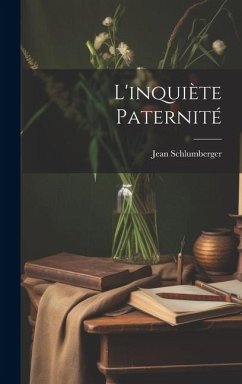 Cover L'inquiète Paternité