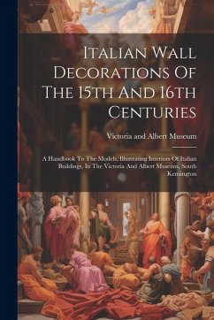 Cover Italian Wall Decorations Of The 15th And 16th Centuries