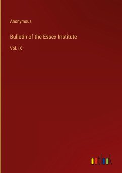 Bulletin of the Essex Institute