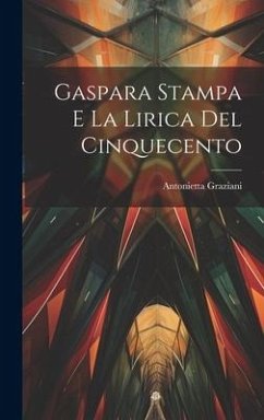 Cover Gaspara Stampa E La Lirica Del Cinquecento
