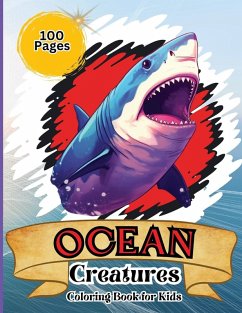 Cover Ocean Creatures Coloring Book for Kids