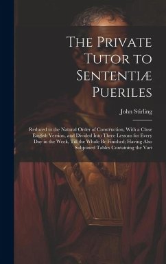 Cover The Private Tutor to Sententiæ Pueriles