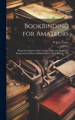 Cover Bookbinding for Amateurs