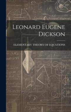 Cover Leonard Eugene Dickson
