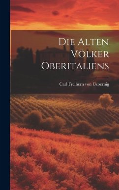 Cover Die Alten Völker Oberitaliens