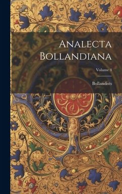 Cover Analecta Bollandiana; Volume 4