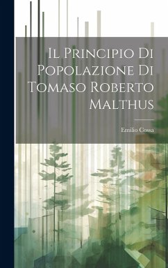 Cover Il Principio di Popolazione di Tomaso Roberto Malthus