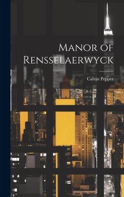 Cover Manor of Rensselaerwyck