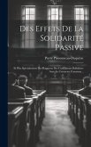 Des Effets De La Solidarité Passive