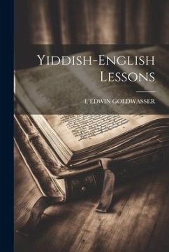 Cover Yiddish-english Lessons