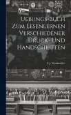 Uebungs-buch Zum Lesenlernen Verschiedener Druck- Und Handschriften Uebungs-buch Zum Lesenlernen Verschiedener Druck- Und Handschriften