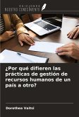 ¿Por qué difieren las prácticas de gestión de recursos humanos de un país a otro?