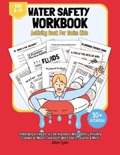 Cover Water Safety Workbook & Activity Book For Swim Kids