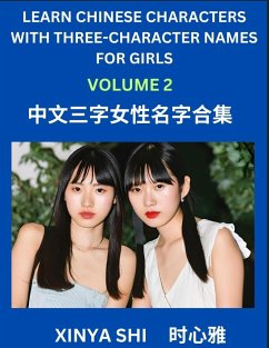 Learn Chinese Characters with Learn Three-character Names for Girls (Part 2) - Shi, Xinya