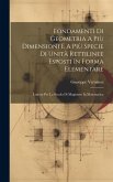 Fondamenti Di Geometria A Più Dimensioni E A Più Specie Di Unità Rettilinee Esposti In Forma Elementare: Lezioni Per La Scuola Di Magistero In Matemat