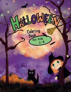 Cover Halloween Coloring Book for Kids 2 - 8