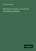 Die Synode von sens 1141 und die Verurteilung Abälards