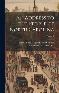 Cover An Address to the People of North Carolina; Volume 1