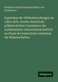 Ergebnisse der Höhlenforschungen im Jahre 1879. Zweiter Bericht der prähistorischen Commission der mathematisch-naturwissenschaftlichen Classe der kaiserlichen Akademie der Wissenschaften