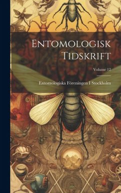 Cover Entomologisk Tidskrift; Volume 12