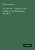 Charakteristik von dreissig der wichtigsten homöopathischen Heilmittel